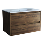 База под раковину Gio 800 подвесная, 2 выкатных ящика soft-close, C.Oak