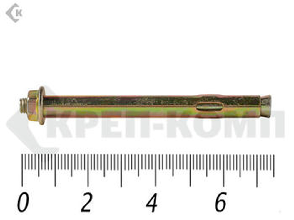 Анкерный болт с гайкой 6,5х75 (15шт)
