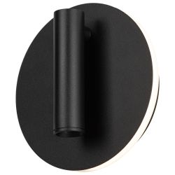 Светильник декоративный настенный светодиодный ЭРА EDGAR WL55 BK COB 5Вт / SMD 7Вт 4000К IP20 черный | Настенная подсветка