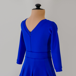 синее платье для танцев