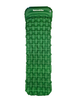 Коврик надувной односпальный Naturehike FC-12, зеленый ( NH19Z003-P)