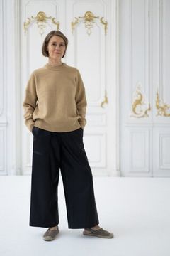 Джемпер Л.Т., 100% шерсть ягнёнка, цвет зерно.