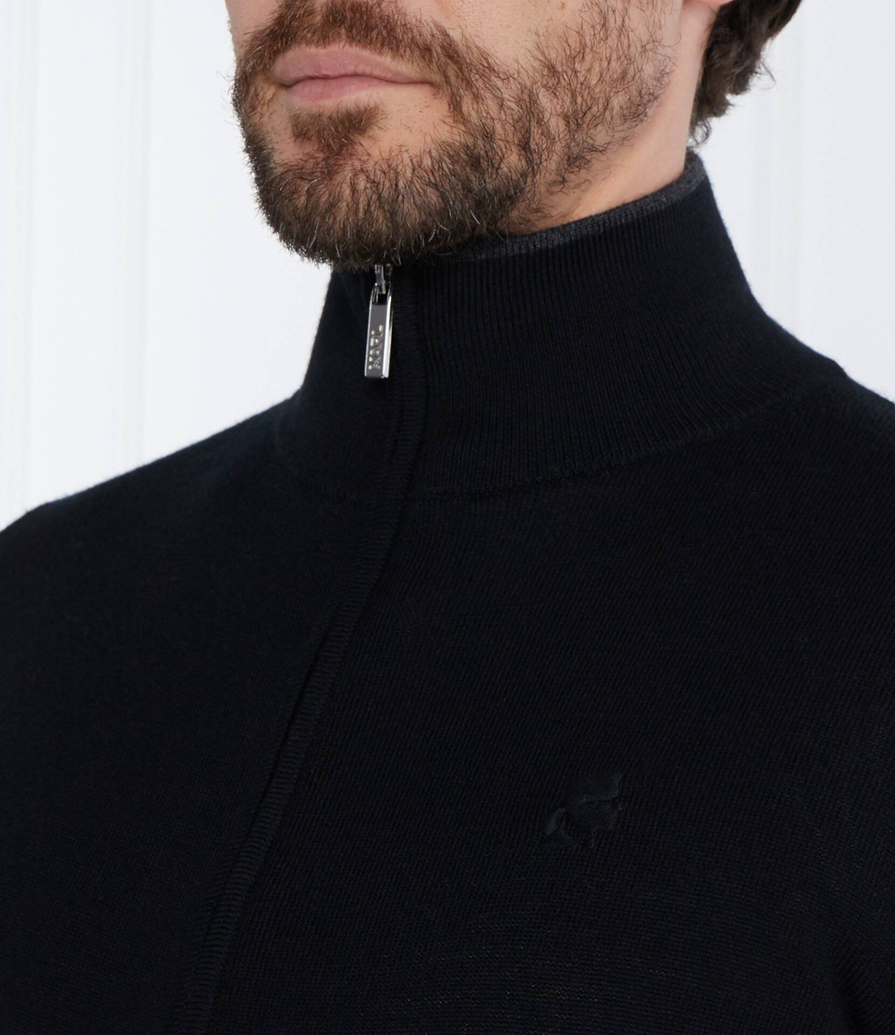Хлопковый свитер Karl Lagerfeld - черный(655004 534399)