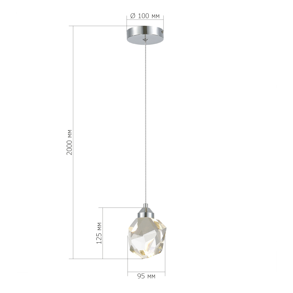 Светильник подвесной CASCATO LED 3W 3000K