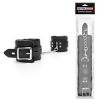 Черные оковы на металлических карабинах (Цвет: черный)