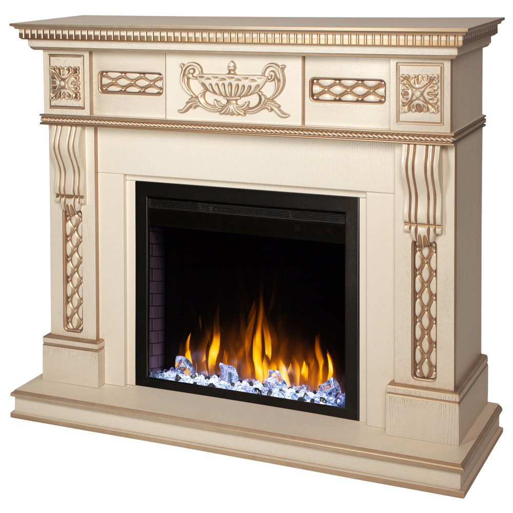 Каминокомплект Real Flame Corsica Lux 25,5/26 WT с очагом Saphir 25,5