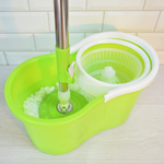 Набор для уборки "Happy Panda" (ведро с отжимом, швабра 115см, 2 насадки из микрофибры), HP-MB05-P