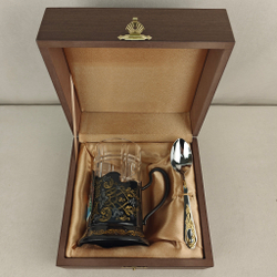 Чайный набор "Снегурочка" (Ручная роспись Палех)