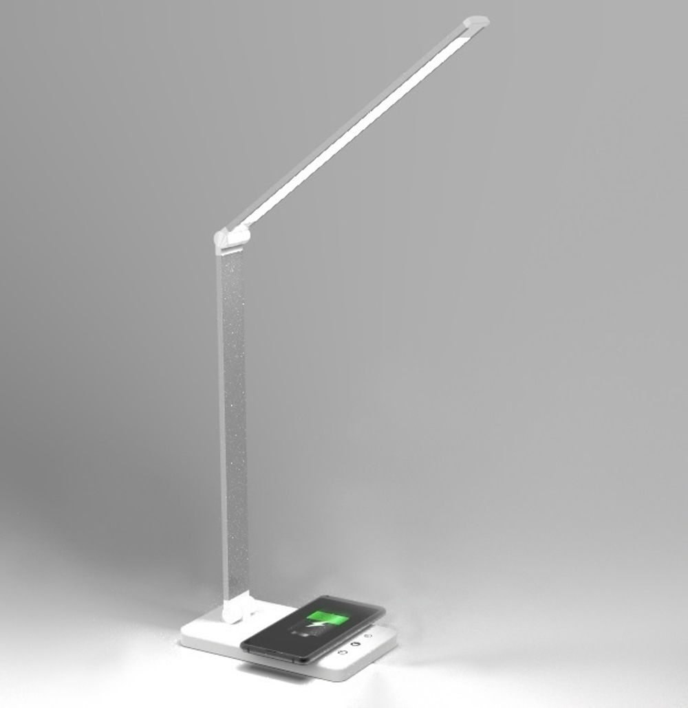 Настольная лампа Ritmix LED-1080CQi без цоколя, 10 Вт, пластик