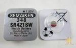 Батарейка SEIZAIKEN 348 (SR421SW) Silver Oxide 1.55V (1/10/100/1000