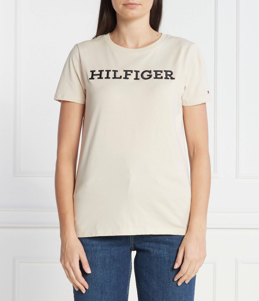 Футболка Tommy Hilfiger - бежевый(WW0WW40057)