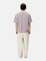 Купить Футболка Яндекс Garment Dyed сливовая Футболка Яндекс Garment Dyed сливовая