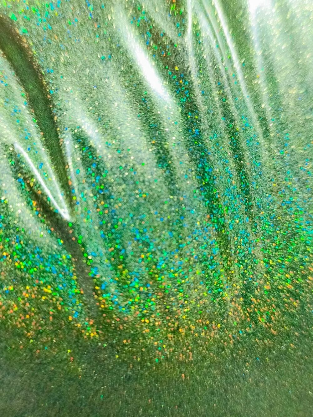 Блёстки Глиттеры 812-02мм - Жёлто-зелёный голографик - универсальные