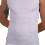 Мужская утягивающая майка (Размер: XXL) (Цвет: белый)