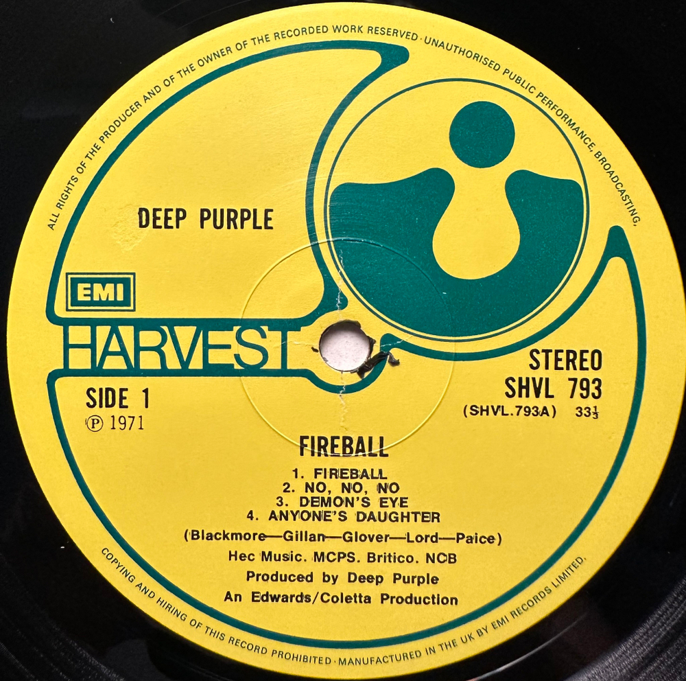 Deep Purple - Fireball (Англия 1983г.)