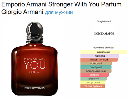 Emporio Armani Stronger With You Parfum Giorgio Armani 100 ml (duty free парфюмерия)