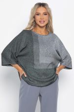 Джемпер Орлеан (серый/изумруд) Б14998-4М LT Collection