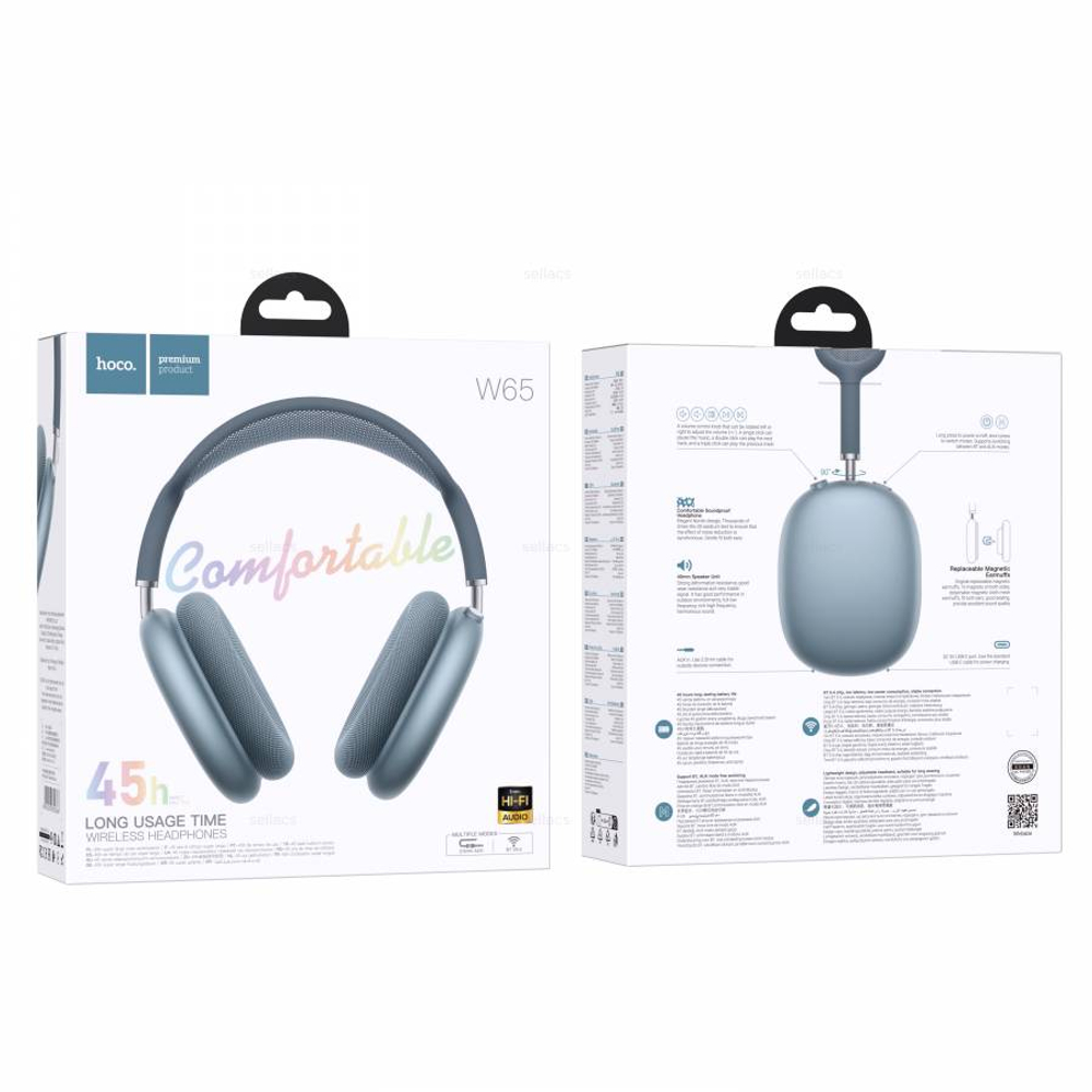 Полноразмерные наушники Hoco W65 (blue)