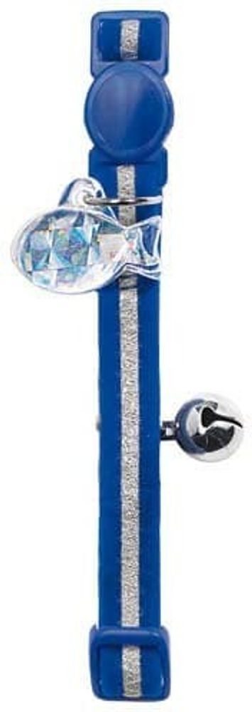 Hunter SMART ошейник для кошек Silver Velvet синий бархат