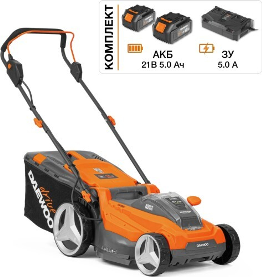 Газонокосилка аккумуляторная DAEWOO DLM 4042Li SET