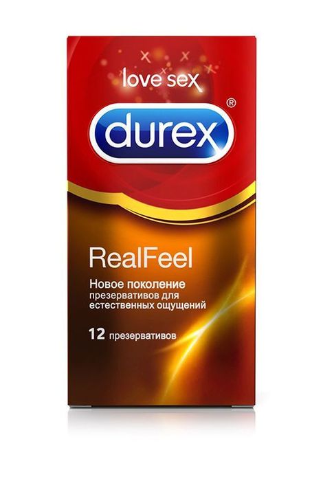 Презервативы Durex RealFeel для естественных ощущений - 12 шт.