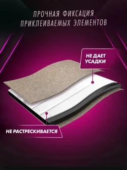 Клей строительный КС термостойкий (до +400С) универсальный HARDY 1,5 кг