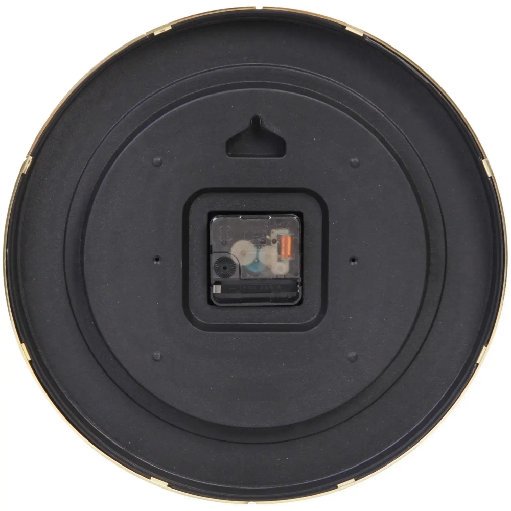 Часы настенные «HOME STYLE» 30см Темное перо, золотистый корпус