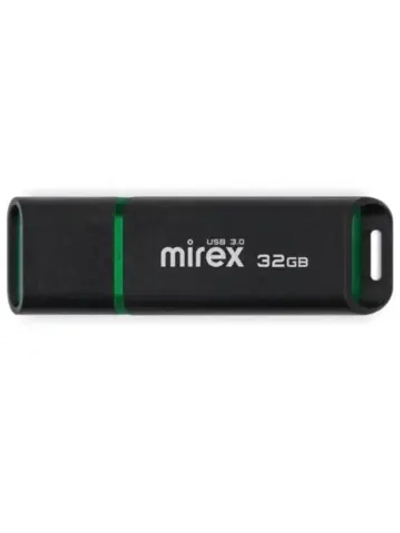 Память USB Flash 32 ГБ SPACER BLACK 13600-FM3SPB32 BLACK