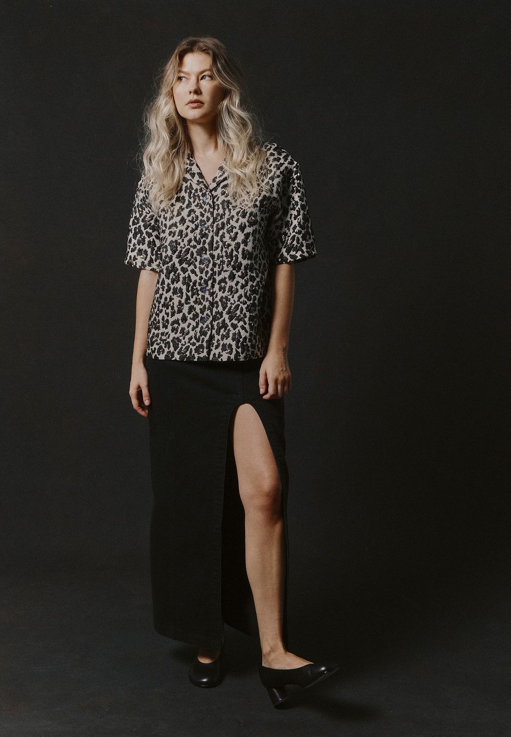 Рубашка Leopard beige