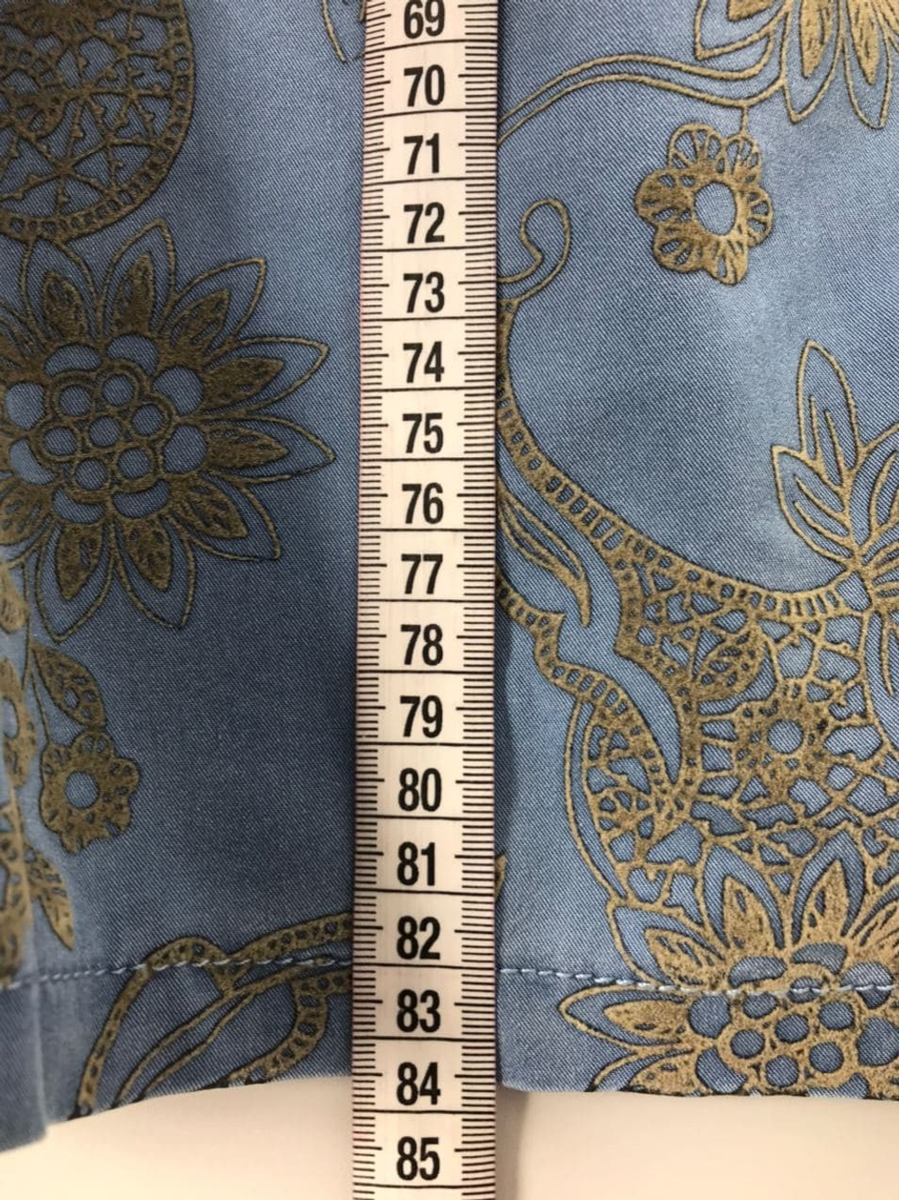 Платье AScool голубое "с цветами" 44 размер, новое