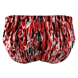 Мужские плавки белые с принтом DOREANSE 3809 Infinite fire