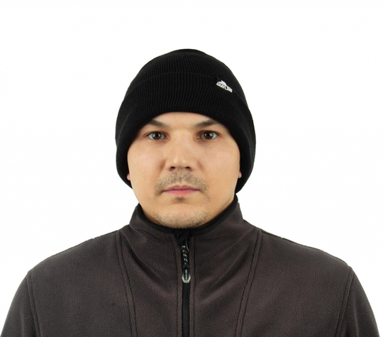 Шапка вязаная Selenga (Селенга), чёрная