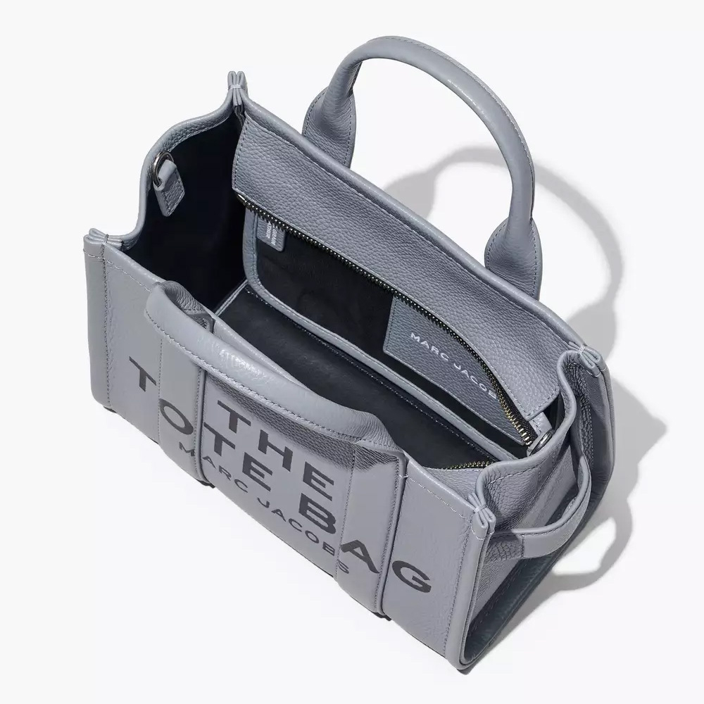 Сумка тоут Marc Jacobs The Leather Medium Tote Bag Wolf Grey