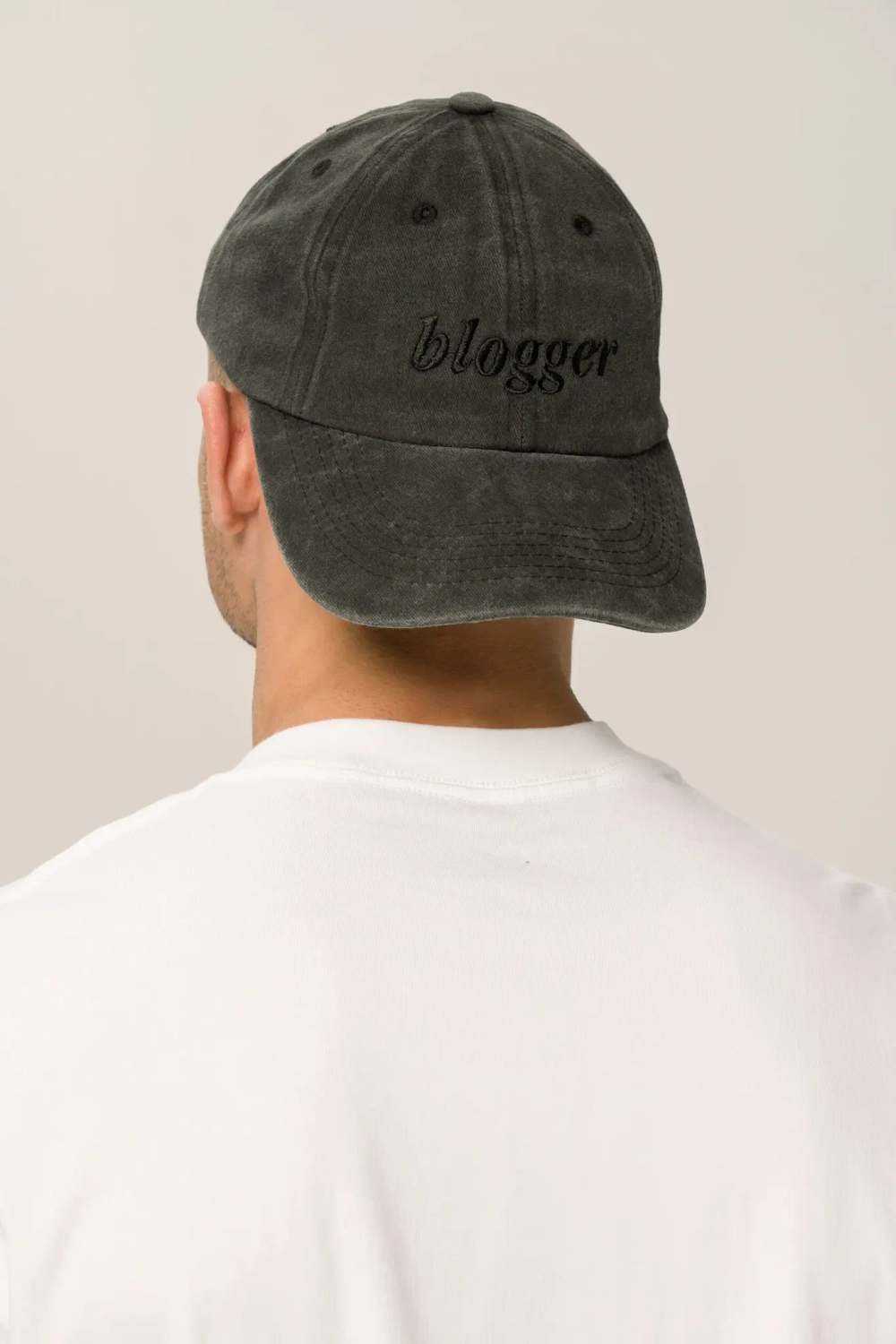 Кепка КУЛЬТУРА "BLOGGER", garment - dyed, черный