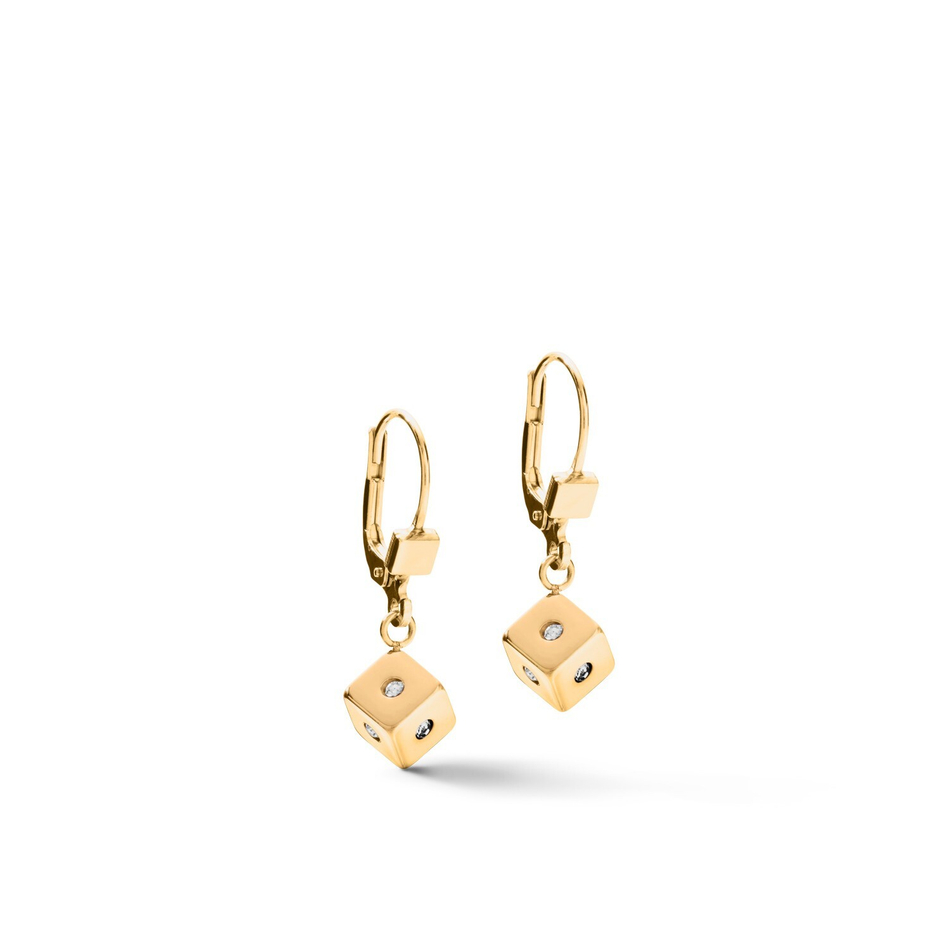 Серьги Coeur de Lion Light Blue-Gold 5080/20-0745 цвет золотой