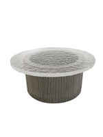 Стол журнальный Ist Casa Баухаус, 80х35см, серебро