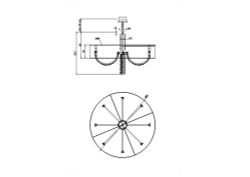 Подвесная люстра Maytoni Talento DIA008PL-08CH