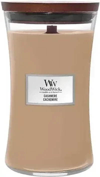 WOODWICK MEDIUM HOURGLASS CASHMERE CANDLE 275 GR