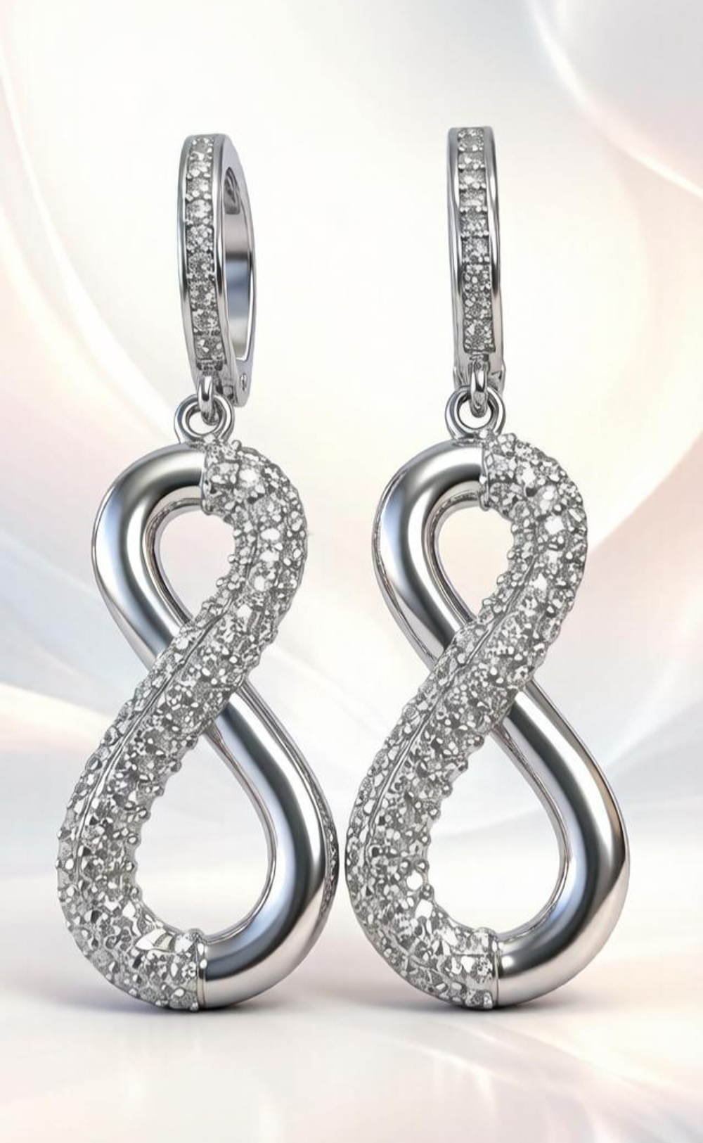 Ювелирные серьги из серебра 925 пробы