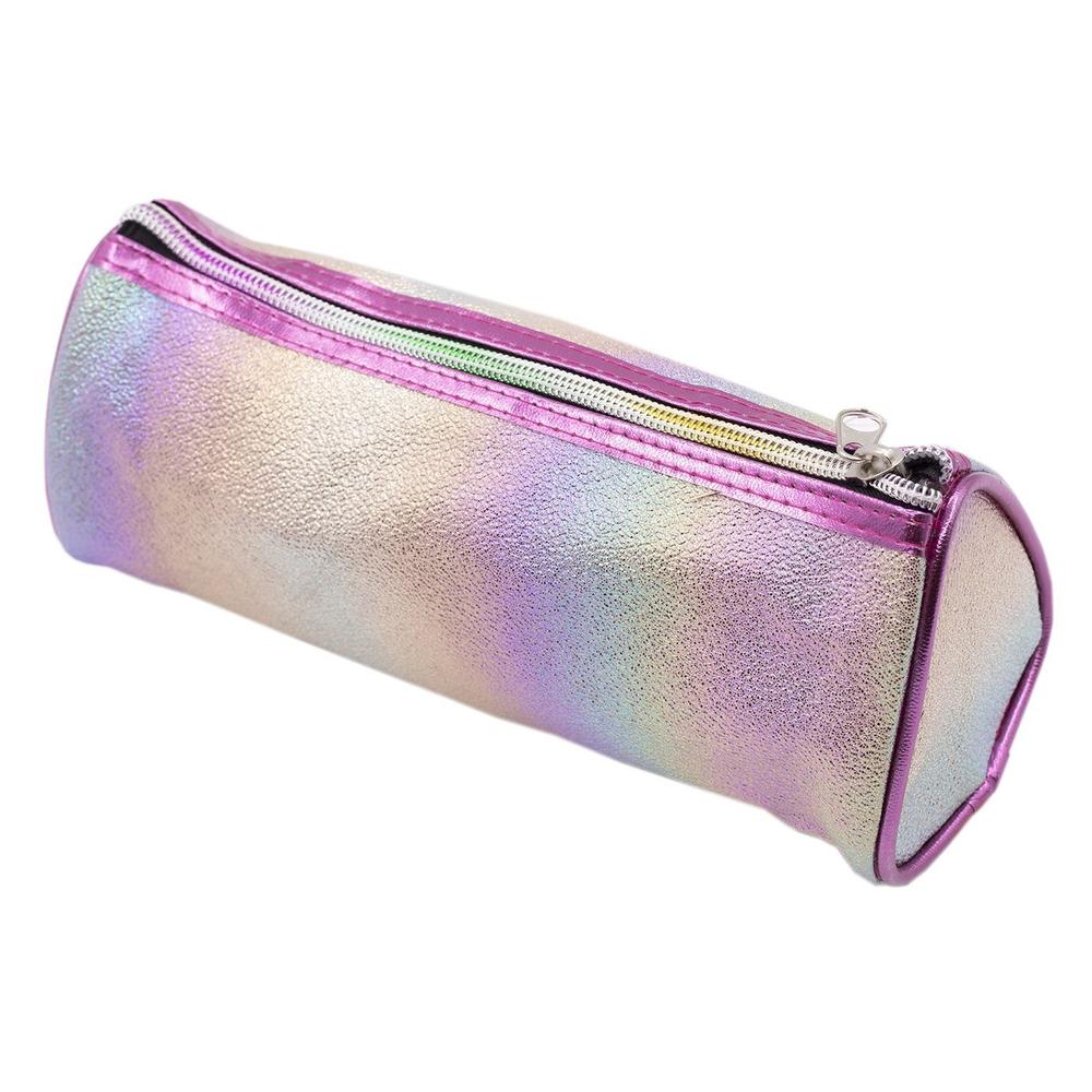 Пенал - тубус Alingar, ПВХ, молния, 80 х 210 мм, "Хамелеон ", ассорти (радужные переливы)