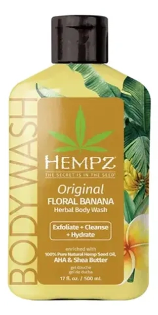 Hempz Гель для душа Оригинальный-Original Floral Banana Herbal Body Wash,500 мл