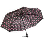 Зонт женский полуавтомат «Ultramarine - Венера», микс 6 цветов, 8 спиц, d-100см, длина в слож. виде 28см, голубые цветы