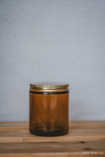 Коричневые банки 270 мл с крышками, 20 шт