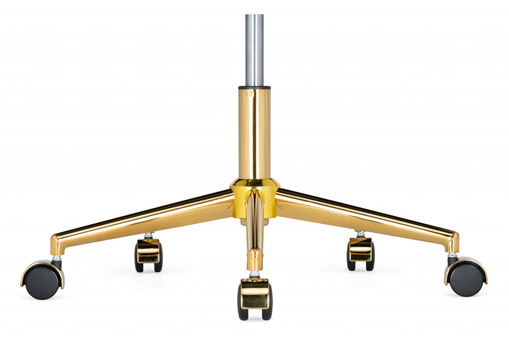 Офисное кресло Woodville Честер синий, золото