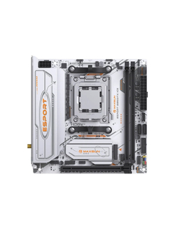 MAXSUN MS-eSport B850ITX WIFI ICE (Socket AM5, mini-ITX, 2*DDR5(96Gb), DP/HDMI,  2*SATA3, 2*M.2,  1*PCIEx16, 4*USB2.0, 2*USB 3.0, 1*Type-C, LAN 1*2,5G, Bluetooth, Wi-Fi 802.11ax, RTL)