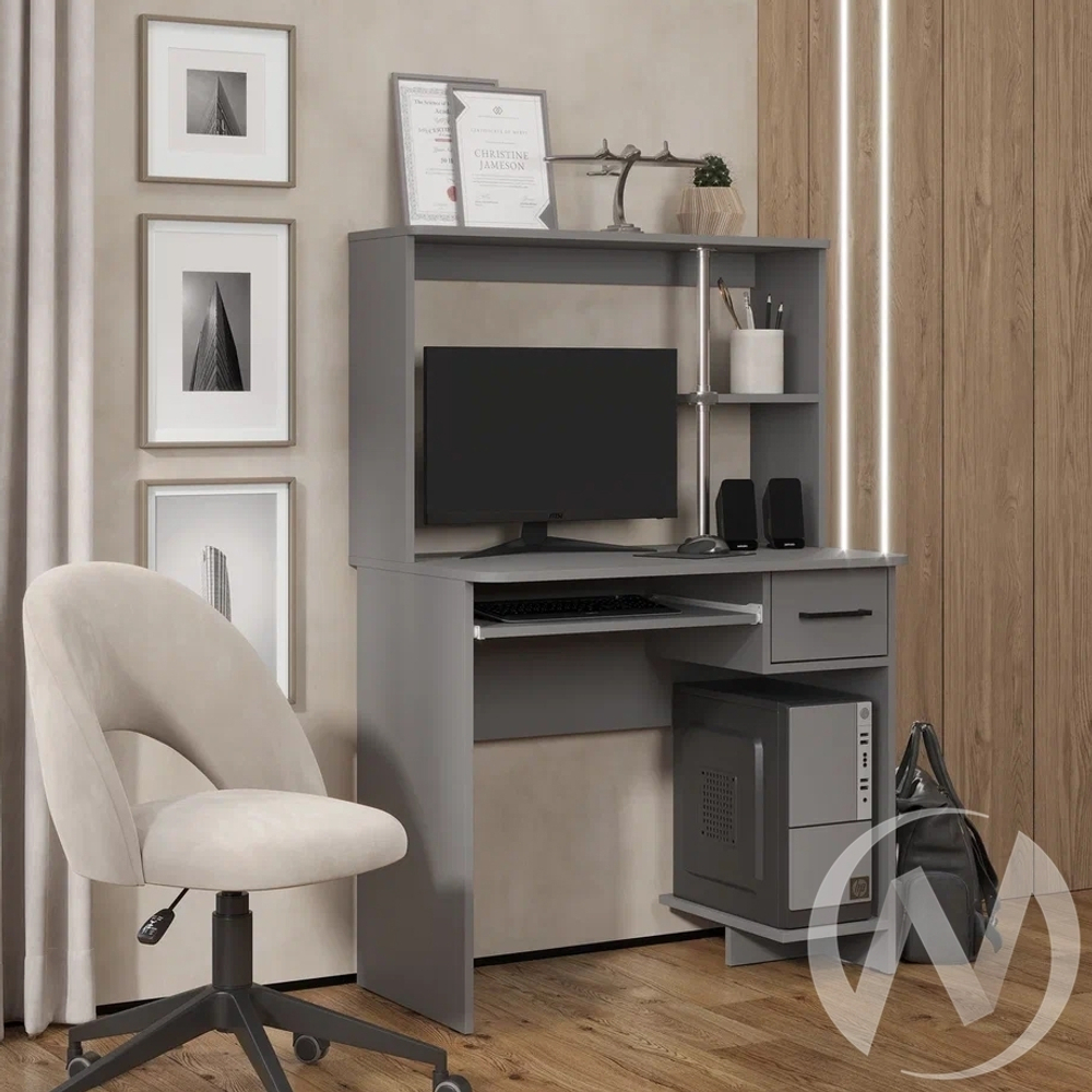 Стол компьютерный Дебют (графит)