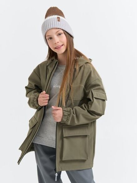 Куртка Softshell демисезонная "Хаки" 7+