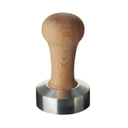 Темпер для кофе алюмин.,дерево D=57,H=95мм св.корич.