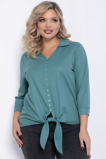 Блуза Монокини (светло-зеленое) Б12359-18 LT Collection