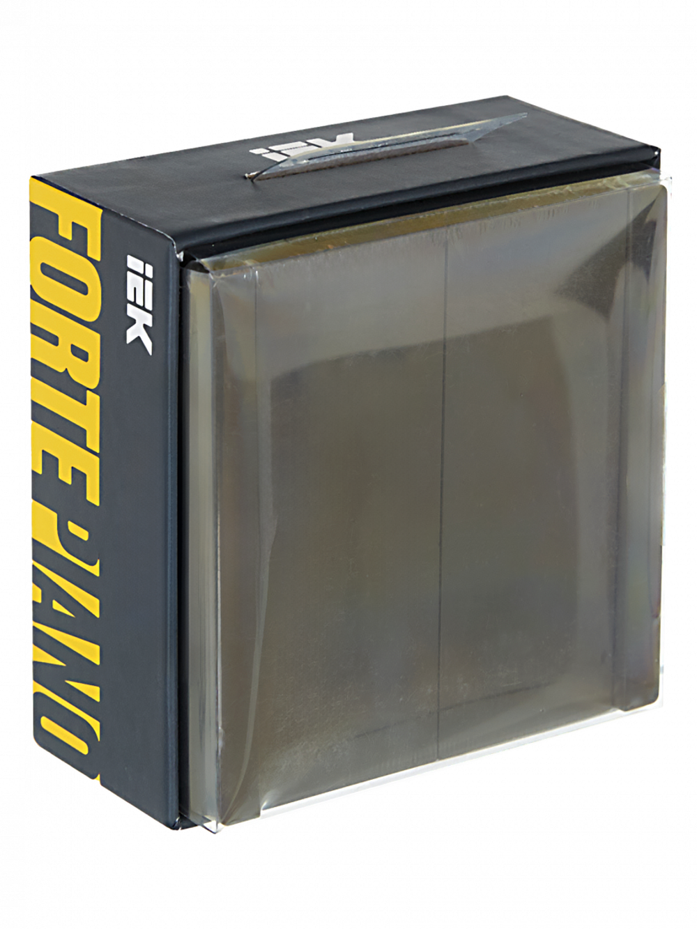 FORTE&PIANO Выключатель 2-клавишный 10А FP305 серый IEK